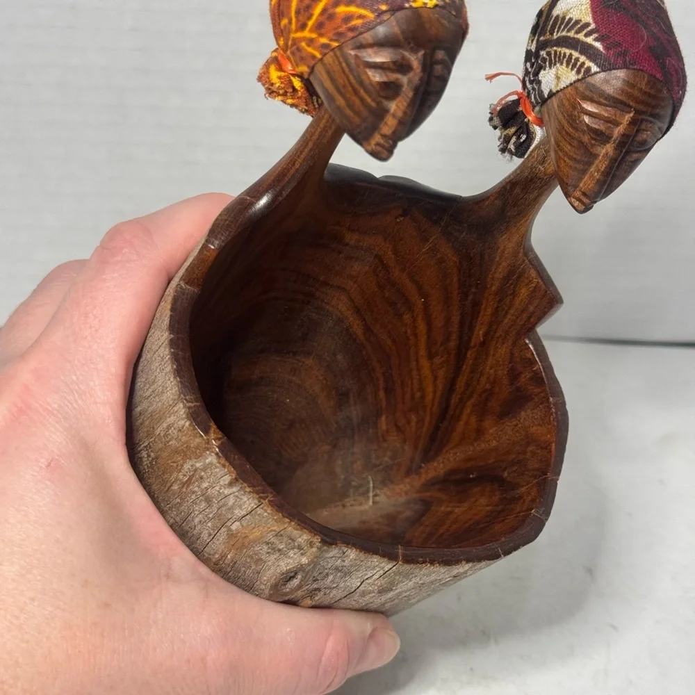 African Women Handcrafted Sandalwood Pen/Pencil Holder
